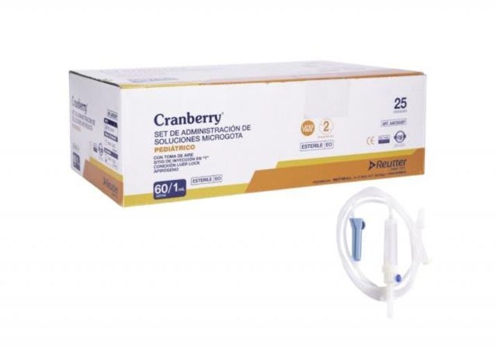 Set adm.soluciones micro 60 g/ml cj x 25