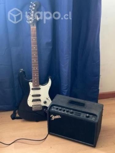 Guitarra eléctrica Squier Contemporary HSS Black