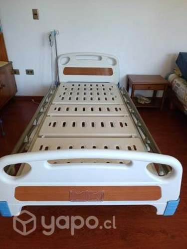 Cama Clinica electrica 3 pos con Colchon antiescar