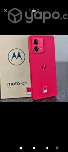 Moto g84 rojo nuevo con boleta