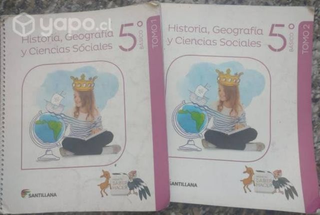 Historia 5 básico Santillana Saber Hacer