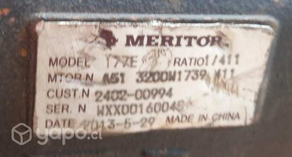 Excelente Diferencial Meritor 37/9 relación 4,11