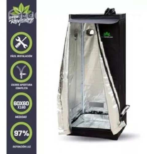 Kit Indoor poco Uso 60x60x160 Marca Grow Genetics