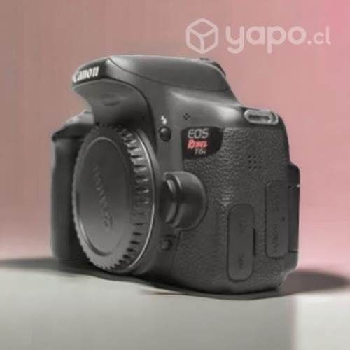 Cámara t6i + batería + cargador