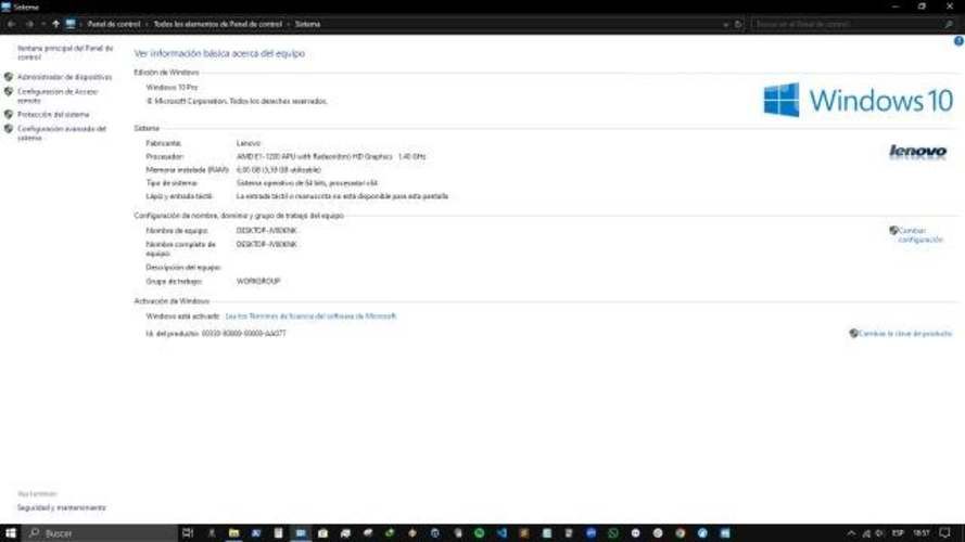 Computador 500X6 Gb, Led 20' + SSD 240 GB