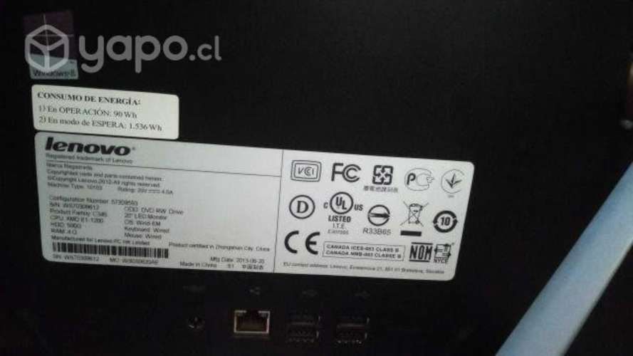 Computador 500X6 Gb, Led 20' + SSD 240 GB