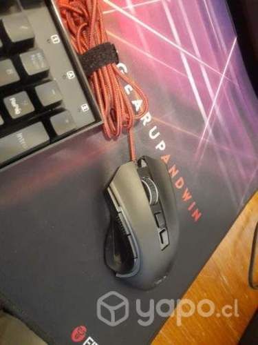 Teclado y mouse redragon + mousepad