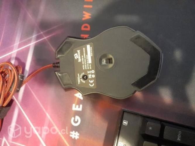 Teclado y mouse redragon + mousepad