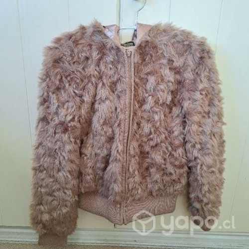 Chaqueta peluda sintética talla M