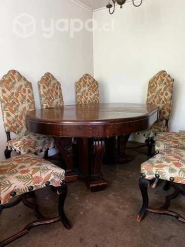 Comedor extensible de caoba