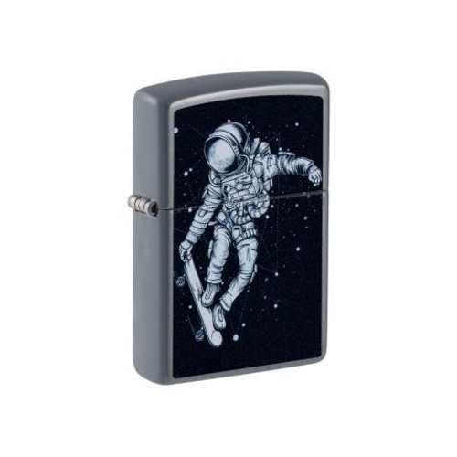 Zippo Skateboard Astronaut Design Gris