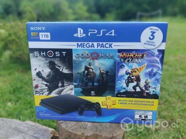 Ps4 1TB 1 control + 3 juegos