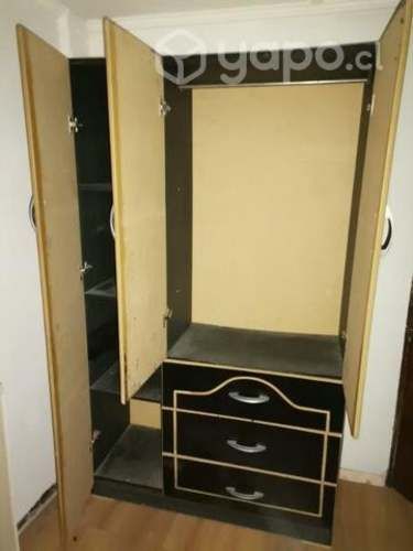 Closet ropero armario 3 puertas 3 cajoneras