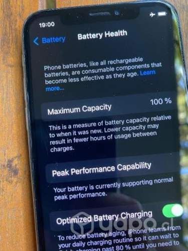 IPhone X Batería 100%