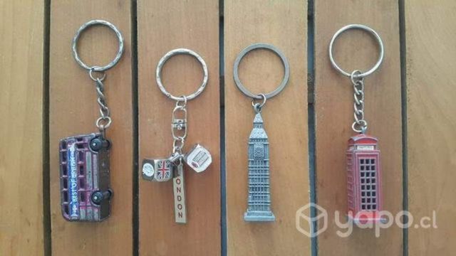 Colección de 4 Llaveros de Inglaterra