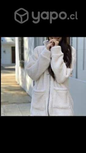 Chaqueta larga peludito talla única