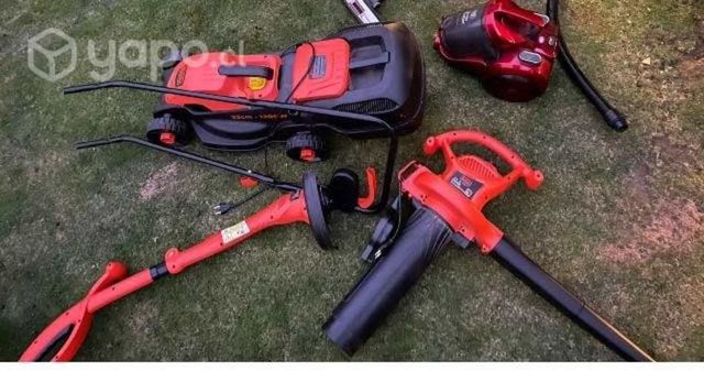 Cortadora de pasto y aspiradora black y decker