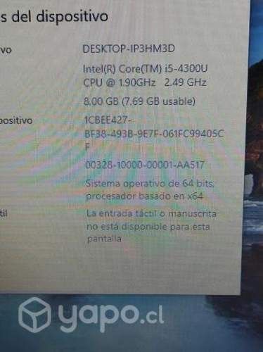 Thinkpad T440 i5/Led14"/8gbram/Hdd1tera/Retrolumi