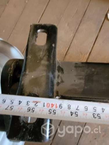 Eje de torsion 850k con 3 llantas aro 14 . 4x100