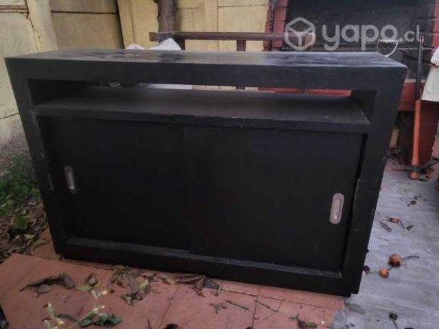 1 Rack de TV color negro de Roble