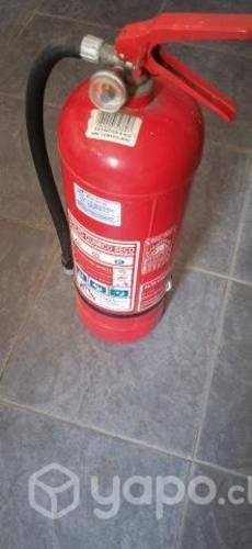 Extintor rally 6 kgs abc con soporte original