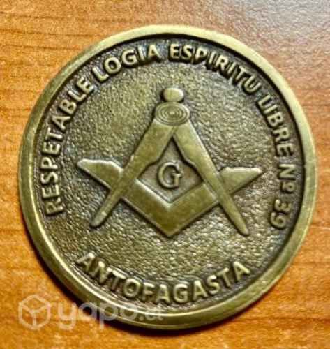 Medalla Masónica Conmemoración Centenario original