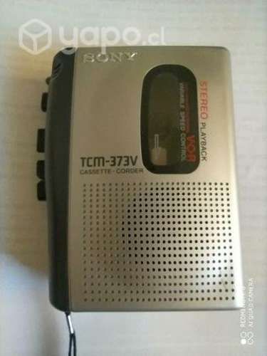 SONY TCM-373V Grabadora Cassette Periodista no