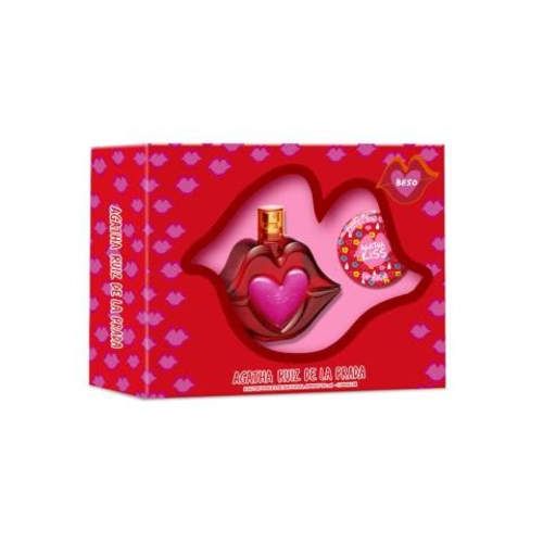 Set Perfume agatha ruiz de la prada beso + balsamo
