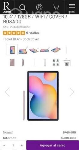 Galaxy tab6 lite Samsung 128gb