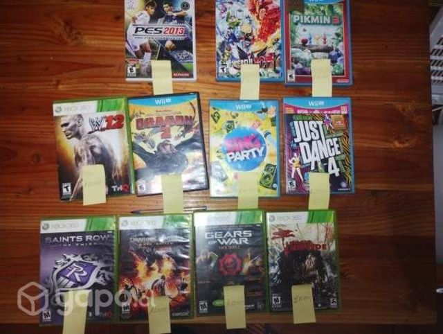 Juegos Xbox 360, Wii y WiiU