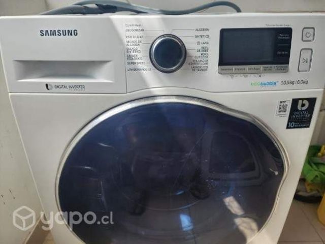 Lavadora secadora samsung 10,5 kg/6 kg (prob. SC)