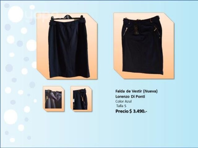 Falda de vestir lorenzo di ponti