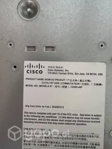 Switch Cisco C9300 48Poe+