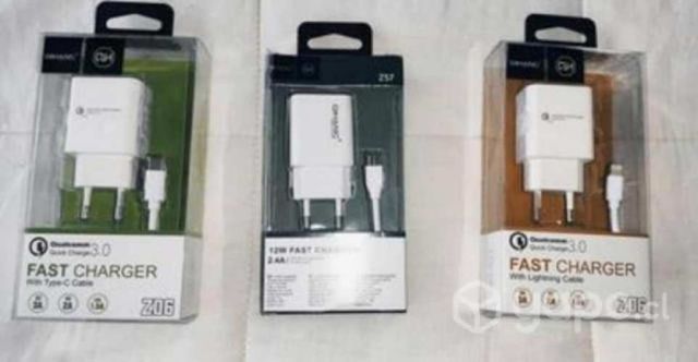 Cargadores carga rápida Iphone, samsung y otros