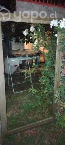 Espejo con marco madera