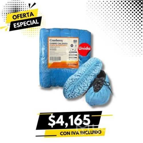 Cubre Calzado Tela Gruesa Antideslizante 100 Un