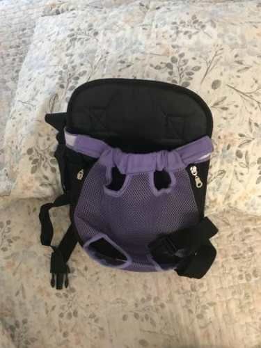 Mochila para transportar perros, nueva.