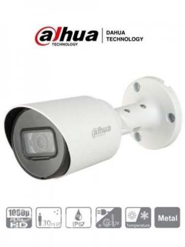 Bullet dahua 2mp metálica ir30mt análoga cctv