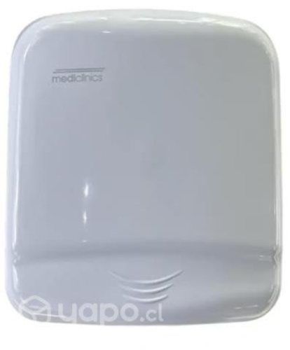 Secador de manos blanco acero inoxidable