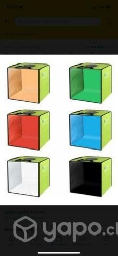 Mini estudio 30 CM led ajustable plegable