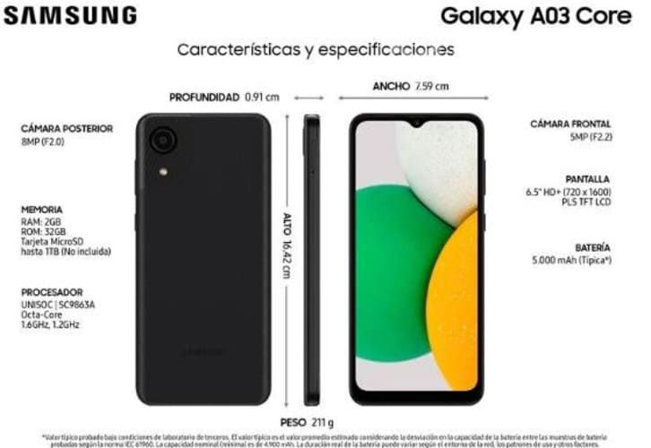 Samsung Galaxy A03 Core
