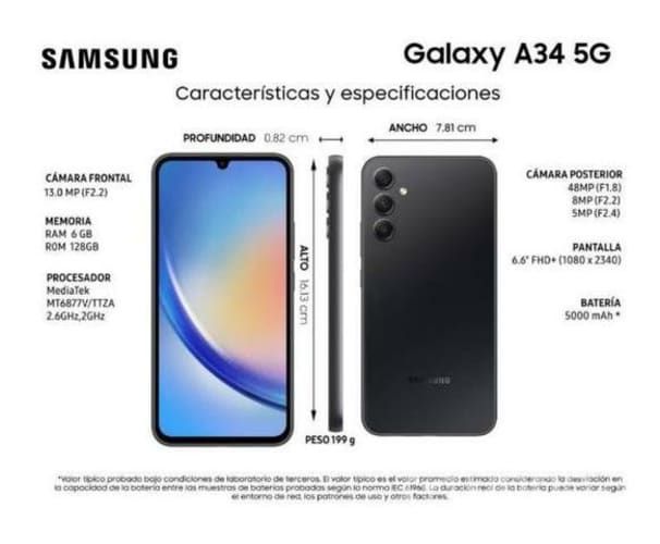 Samsung Galaxy A34 5G 128GB