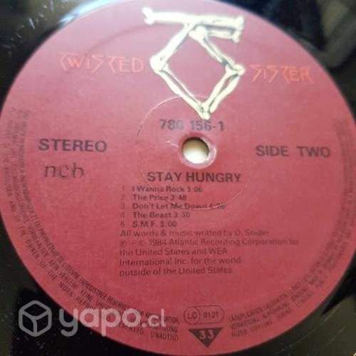 Vinilo Twisted Sister Stay Hungry