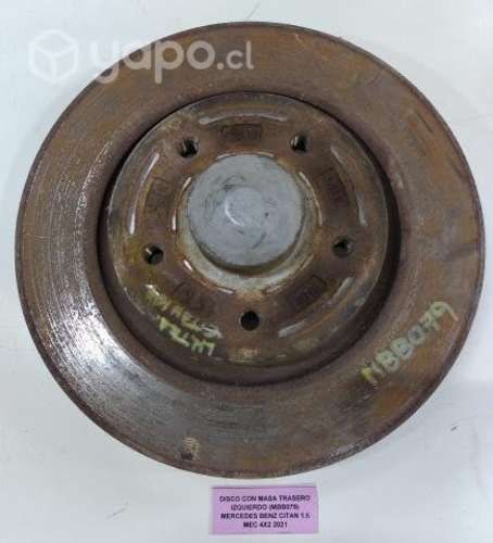 Disco Con Masa Trasero Izq (MBB079) Mercedes Benz