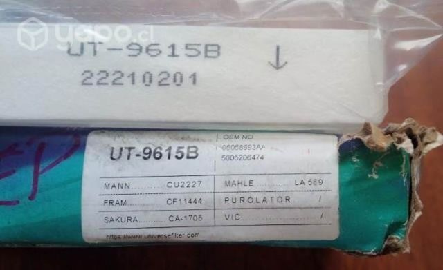 Filtros de cabina alternativos