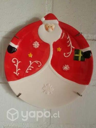 Platos decoraticos navideños