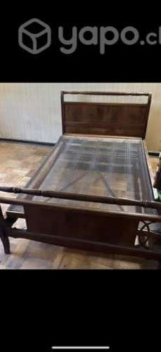 Cama 1930/40 con somier