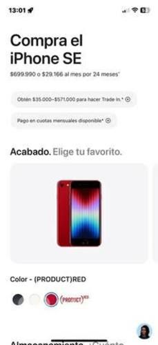 IPhone SE ultima generación