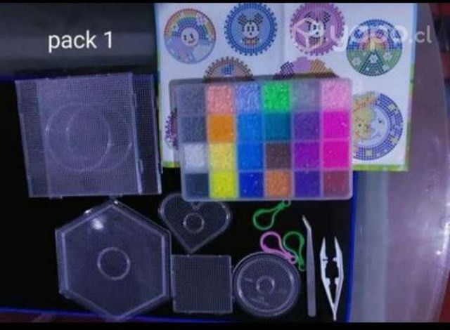 Kits de Hama beads 2.6mm.Todo por $35.000