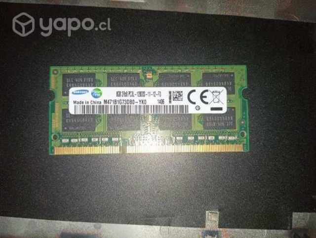 Memoria de Notebook Ddr3. 12800s de 8 gb